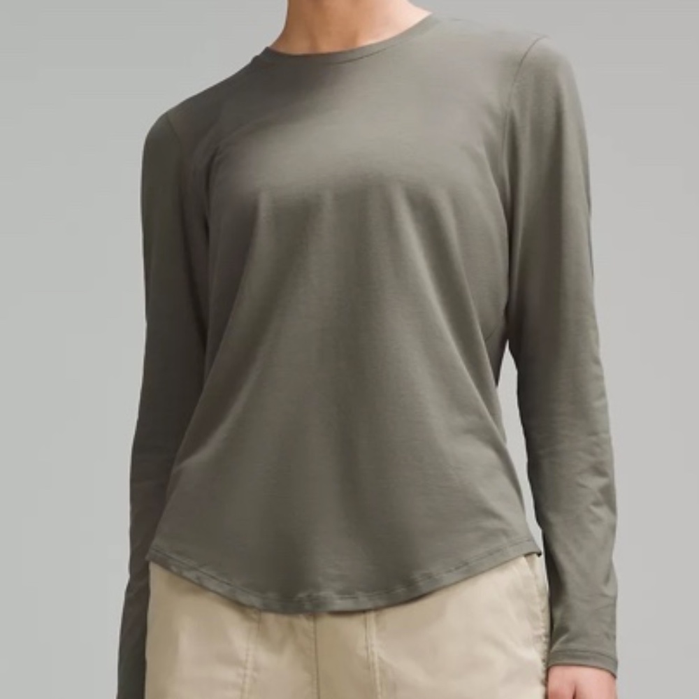 Lululemon Love Long Sleeve Army Green Size 6